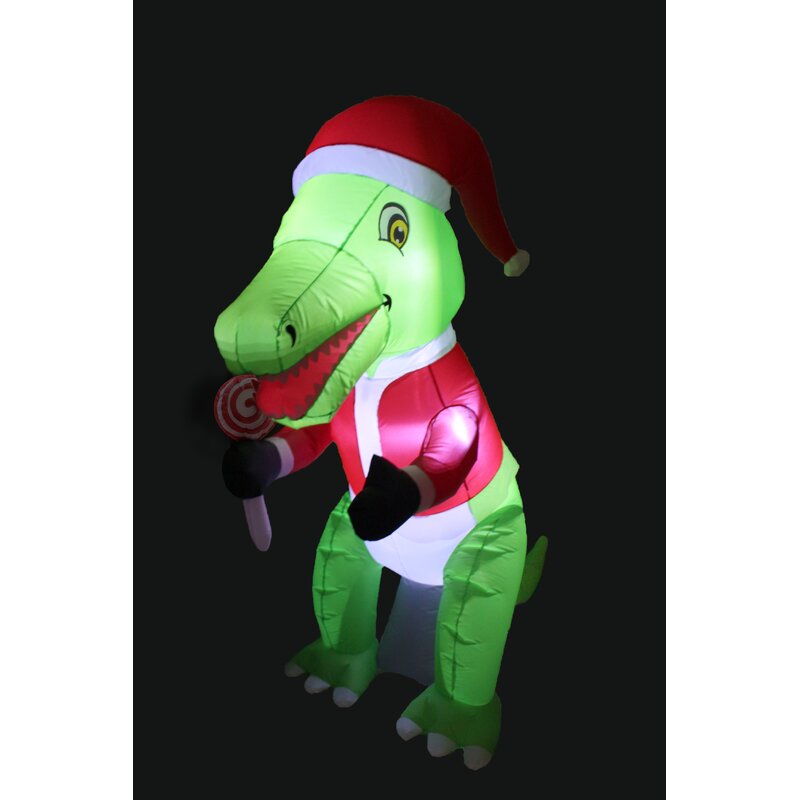 christmas inflatables dinosaur